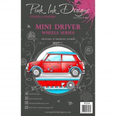 Pink Ink Designs Clear Stamp Mini Driver | Set of 13