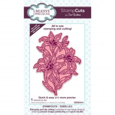 Sue Wilson Craft Dies StampCuts Collection Tiger Lily