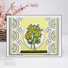 Sue Wilson Craft Dies StampCuts Collection Old Rose