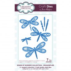 Jamie Rodgers Craft Die Wings of Wonder Collection Dragonflies | Set of 7