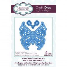 Jamie Rodgers Craft Die Pierced Collection Delicate Butterfly | Set of 4
