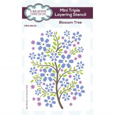 Creative Expressions Mini Triple Layering Stencil Blossom Tree | 4 x 3 inch