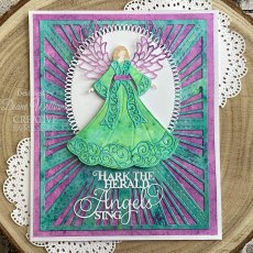 Sue Wilson Craft Dies Festive Collection Christmas Angel 2023 | Set of 5