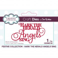 Sue Wilson Craft Dies Festive Collection Hark The Herald Angels Sing