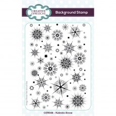Creative Expressions Rubber Stamp Kaleido-Snow