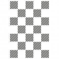 IndigoBlu Stencil Chessboard | 8 x 5 inch