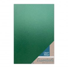 Craft Artist A4 Essential Card Christmas Green | 10 sheets