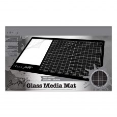 Tonic Studios Tim Holtz Glass Media Mat Left-Handed | 14 x 23 inch