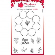 Woodware Clear Stamps Bubble Circle | Set of 10