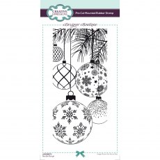 Creative Expressions Designer Boutique Rubber Stamp Bauble Bough