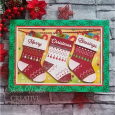Jamie Rodgers Craft Die Festive Collection Essential Sentiments | Set of 9