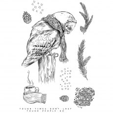 Katkin Krafts Clear Stamp Wisdom Owl | Set of 10