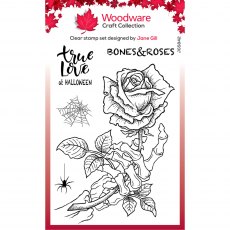Woodware Clear Stamps Bones & Rose | Set of 5