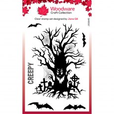 Woodware Clear Stamps Haunted Tree | Set of 6