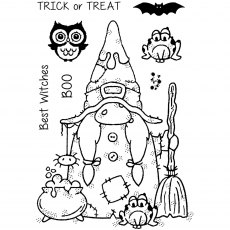 Woodware Clear Stamps Witchy Woo | Set of 8