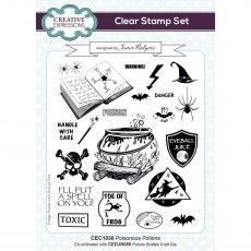 Jamie Rodgers Clear Stamp Set Poisonous Potions | Set of 21