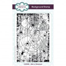 Creative Expressions Rubber Stamp Web of Shadows