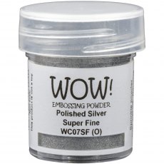 Wow Embossing Powder Polished Silver Super Fine | 15ml