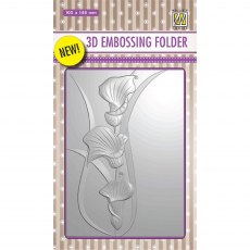 Nellie Snellen 3D Embossing Folder Arums