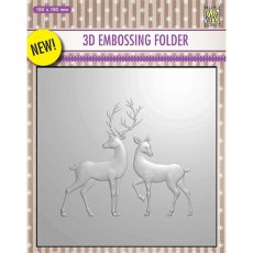 Nellie Snellen 3D Embossing Folder Reindeer