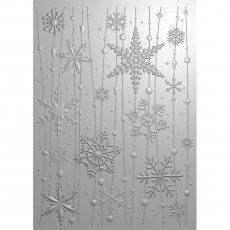Sue Wilson 3D Embossing Folder Shimmering Snowflakes