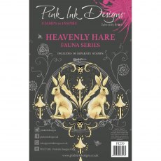 Pink Ink Designs Clear Stamp Heavenly Hare | Set of 10
