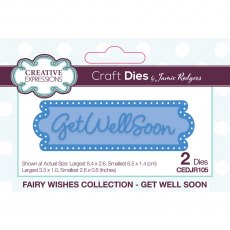 Jamie Rodgers Craft Die Fairy Wishes Collection Get Well Soon | Set of 2