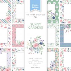 The Paper Boutique Sunny Gardens Frames & Inserts 6 x 6 inch Pad | 24 sheets