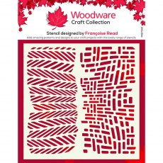 Woodware Stencil Pampa | 6 in x 6 inch