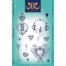 Katkin Krafts Clear Stamp Wild Hearts | Set of 12