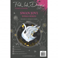 Pink Ink Designs Clear Stamp Swan Jovi | Set of 12