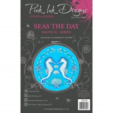 Pink Ink Designs Clear Stamp Seas The Day | Set of 14