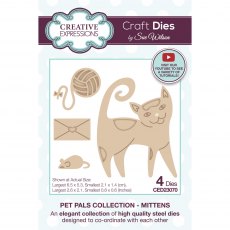 Sue Wilson Craft Dies Pet Pals Collection Mittens | Set of 4