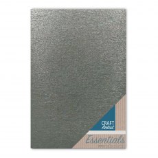 Craft Artist A4 Waterfall Glitter Card Silver | 10 sheets