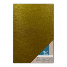 Craft Artist A4 Waterfall Glitter Card Gold | 10 sheets