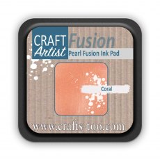 Craft Artist Pearl Fusion Ink Pad Coral