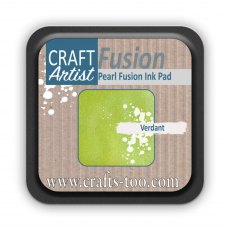 Craft Artist Pearl Fusion Ink Pad Verdant
