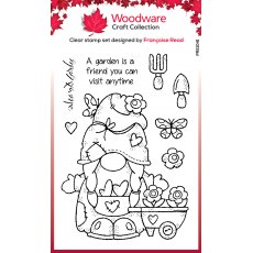 Woodware Clear Stamps Green Fingers | Set of 8