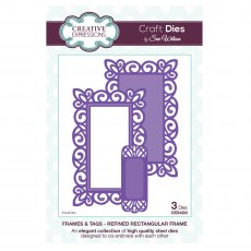 Sue Wilson Craft Dies Frames & Tags Collection Refined Rectangular Frame | Set of 3