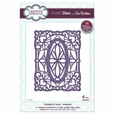 Sue Wilson Craft Dies Frames & Tags Collection Hannah | Set of 4