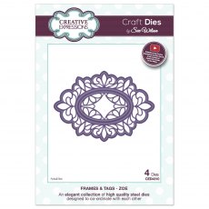 Sue Wilson Craft Dies Frames & Tags Collection Zoe | Set of 4