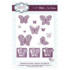 Sue Wilson Craft Dies Finishing Touches Collection Magical Butterflies | Set of 14