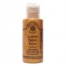 Cosmic Shimmer Lustre Fabric Paint Vintage Gold | 50ml