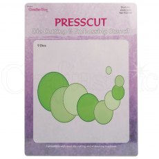 Presscut Cutting & Stitching Die Oval | Set of 9