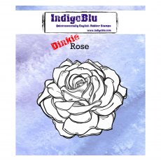 IndigoBlu A7 Rubber Mounted Stamp Dinkie Rose