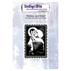 IndigoBlu A6 Rubber Mounted Stamp Mother and Child
