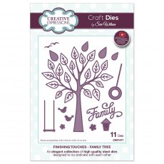 Sue Wilson Craft Dies Finishing Touches Collection Family Tree | Set of 11