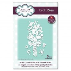 Creative Expressions Craft Dies Paper Cuts Collection Spring Posy