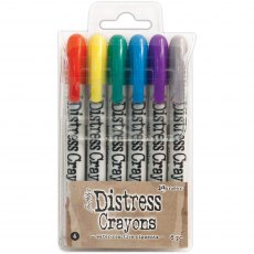 Ranger Tim Holtz Distress Crayons Set 4 | Set of 6