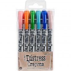 Ranger Tim Holtz Distress Crayons Set 6 | Set of 6